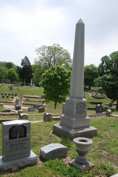 Woodland Cemetery, Quincy: Senator Orville Browning