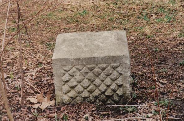 Checkered Base: Bachelor's Grove Cemetery