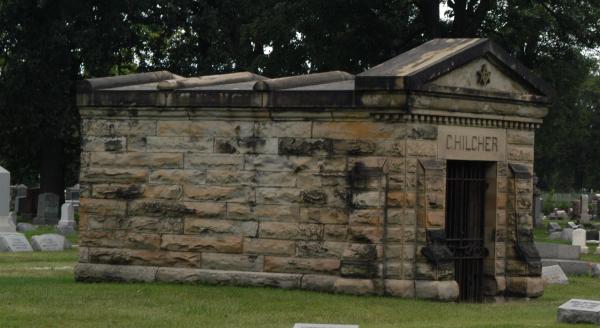 C. Hilcher mausoleum Forest Home Cemetery