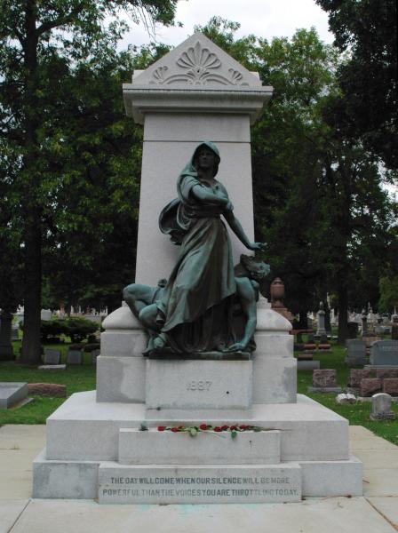 Haymarket Monument Forest Home Cemetery