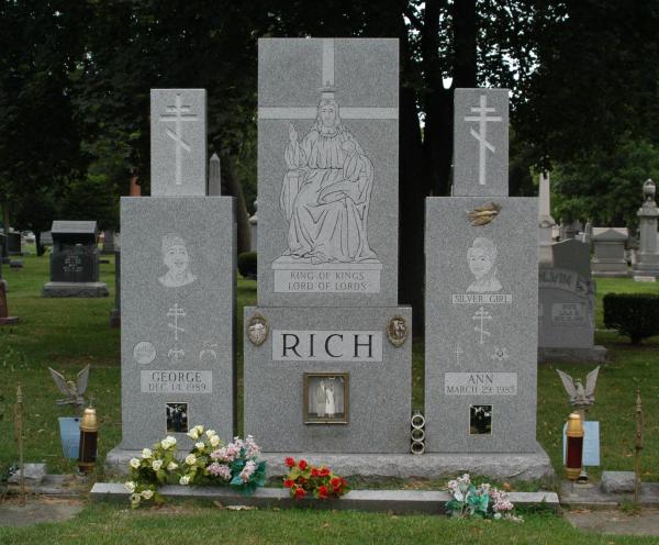 George and Ann Rich Forest Home Cemetery