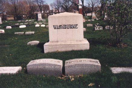 Graceland Cemetery: Mayor Hempstead Washburne
