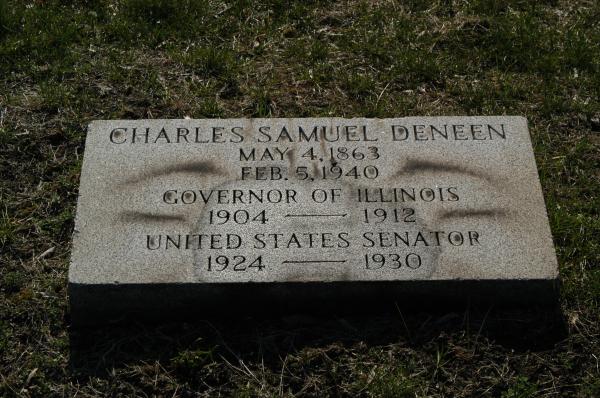 Oak Woods Cemetery: Governor Charles Deneen