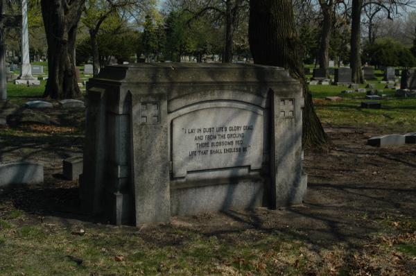 Oak Woods Cemetery: Governor John Hamilton