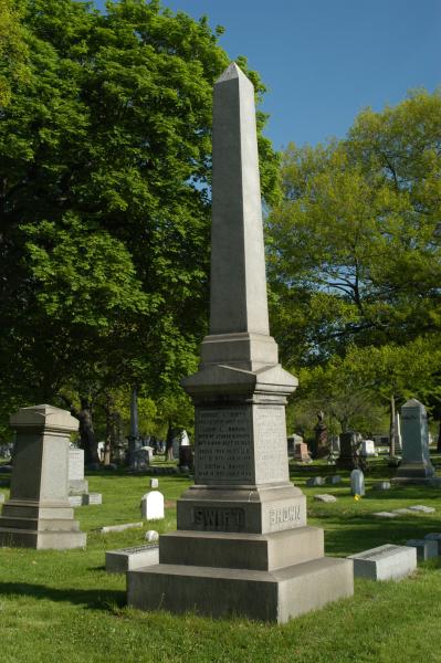 Rosehill Cemetery and Mausoleum: Mayor George B. Swift 