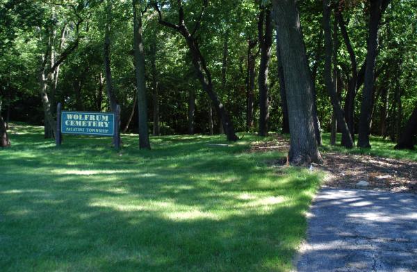 Wolfrum Cemetery:Path to Wolfrum Cemetery