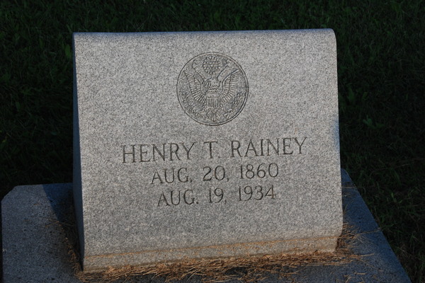 Carrollton City Cemetery: Congressman Henry T Rainey