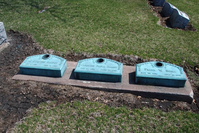 Mound Grove Cemetery: Haight-Buell headstones