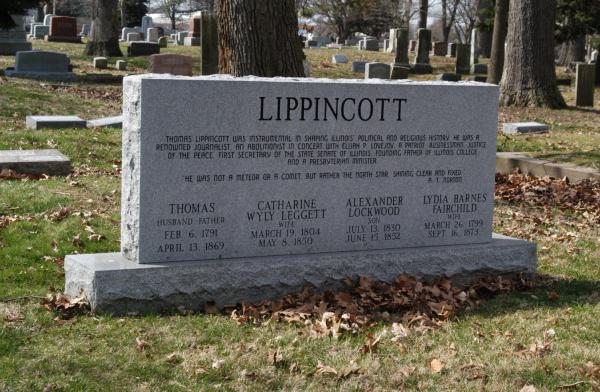Upper Alton Cemetery:Thomas Lippincott
