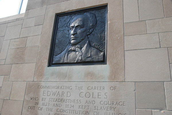 Valley View Cemetery, Edwardsville: Governor Edward Coles