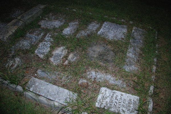 Evangelical St. Marcus Cemetery: monuments laid flat