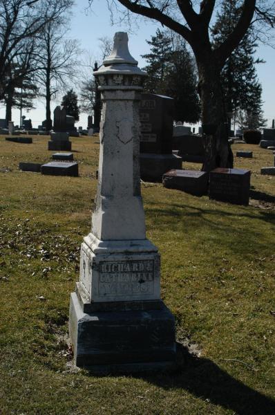 Diamond Grove Cemetery, Jacksonville: Governor Richard Yates