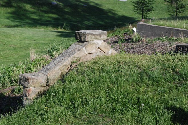 Rushville City Cemetery: above-webster