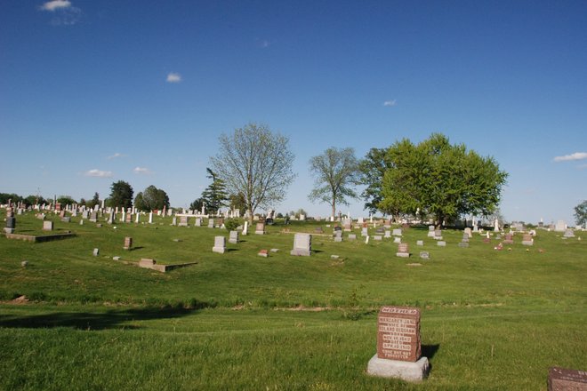 Rushville City Cemetery: vista