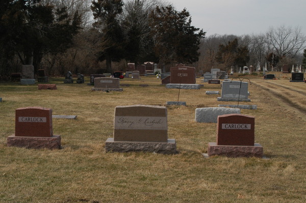 Democratic and Republican Cemeteries of Carlock: Carlock thrice
