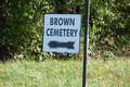 Brown Cemetery in Franklin County, Illinois
