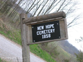 New Hope Cemetery in Hamilton County, Illinois