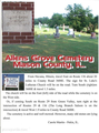 Allens Grove Cemetery in Mason County, Illinois