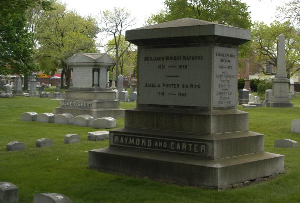 Graceland Cemetery: Mayor Benjamin Wright Raymond