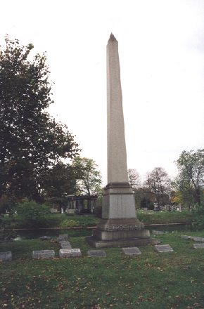 Oak Woods Cemetery: Mayor Monroe Heath 