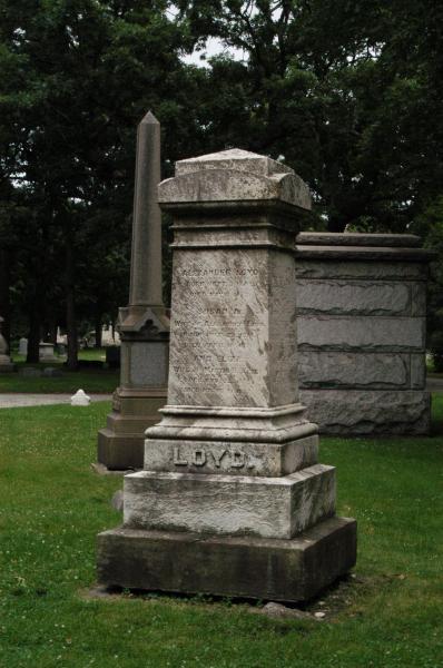 Rosehill Cemetery and Mausoleum: Mayor Alexander Loyd