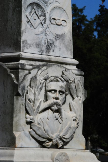 Cairo City Cemetery: Alba headstones