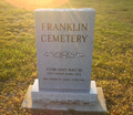 Franklin Cemetery in Franklin County, Illinois