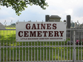 Gaines Cemetery in Tazewell County, Illinois